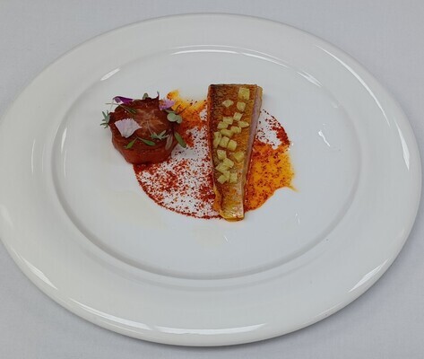 Amadai Confit in Aromatic Oil
