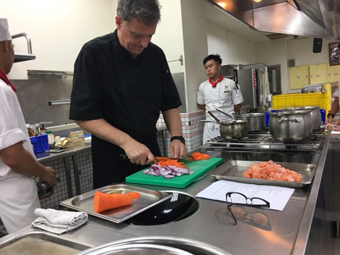 Chef Martin Macleod 現場示範教學