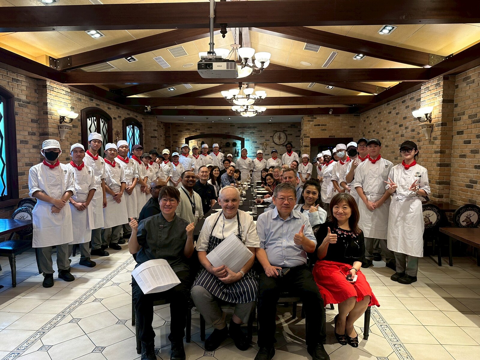 與美國西部農業貿易參訪團合影